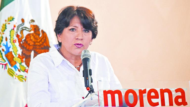 Delfina Gómez candidata de Morena al gobierno del Estado de México. Foto EE: Archivo