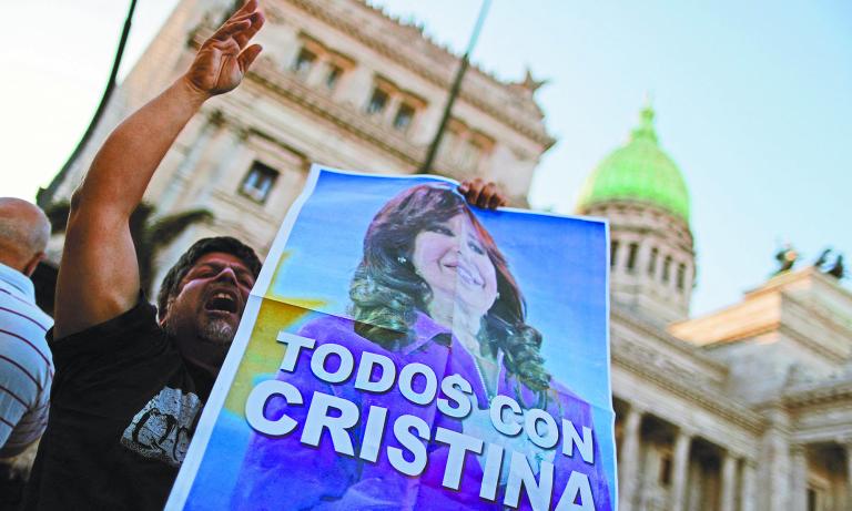 An Argentine federal court found VP Fernandez de Kirchner guilty in a corruption case, in Buenos Aires