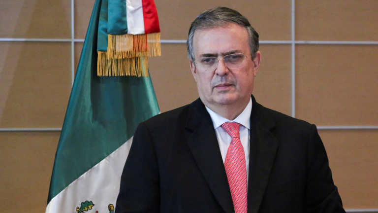 Marcelo Ebrard, titular de la Secretaría de Relaciones Exteriores. Foto: Reuters