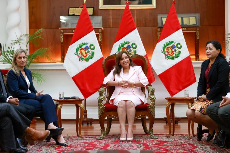 FOTO: Dina Boluarte, nueva presidenta de Perú. Foto: Reuters