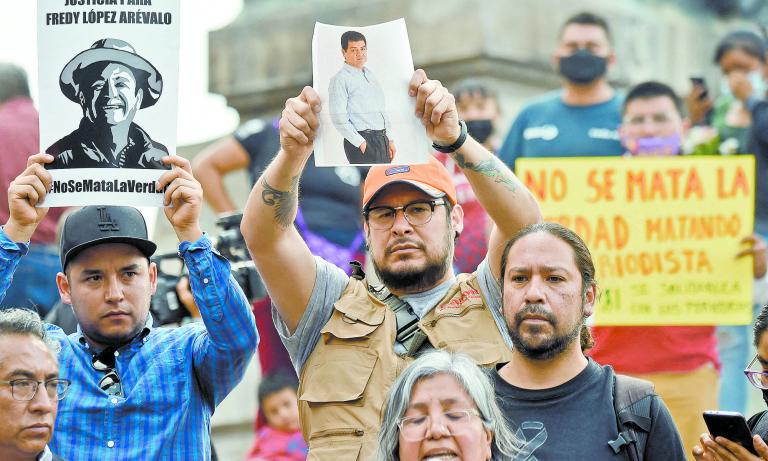 MEXICO-CRIME-VIOLENCE-PRESS-MEDIA-PROTEST