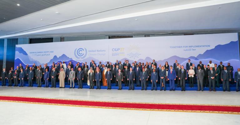 Presidentes y jefes de Estado reunidos en la COP27 el 8 de noviembre de 2022. Foto: Creative Commons