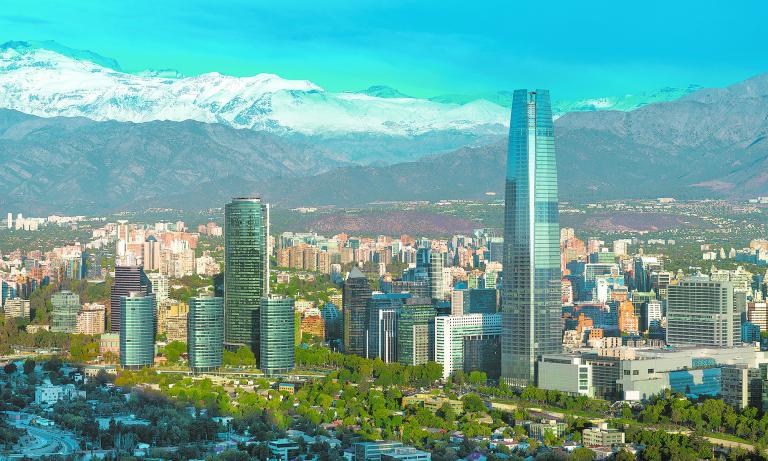 Panorámica de Santiago de Chile. Foto: Shutterstock