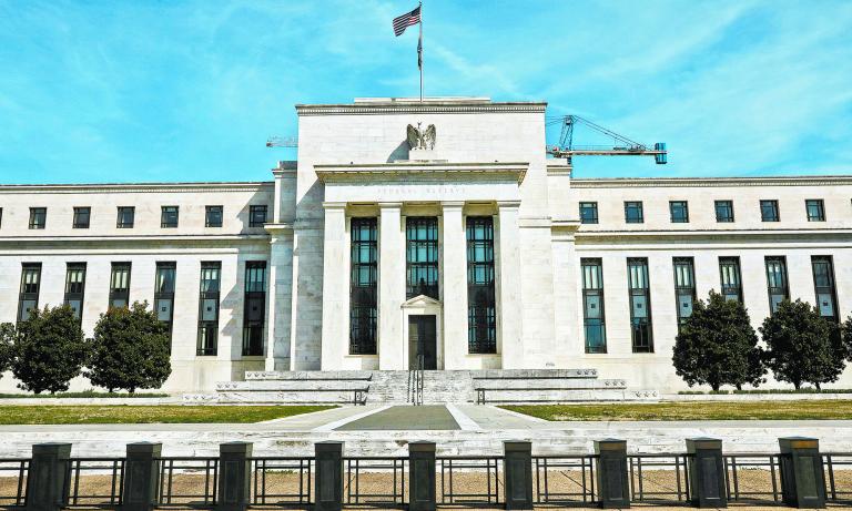 FILE PHOTO: The Federal Reserve Board building on Constitution Avenue is pictured in Washington, U.S., March 27, 2019. REUTERS/Brendan McDermid/File Photo-NARCH/NARCH30 NARCH/NARCH30