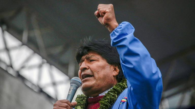 Evo Morales, presidente