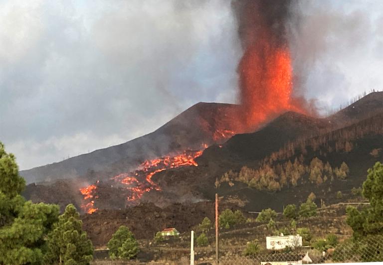 Erupcion del Volcán Tajogaite en la isla de La Palma. Foto: E. Ancochea