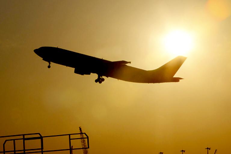 A Japan Airlines' aircraft takes off at Haneda international airport in Tokyo October 19, 2009. Creditors of Japan Airlines Corp have rejected the struggling carrier's restructuring plan and are pushing for a cut in debt waivers and details of the use of state funds, a source familiar with the matter said.   REUTERS/Issei Kato (JAPAN TRANSPORT BUSINESS EMPLOYMENT)