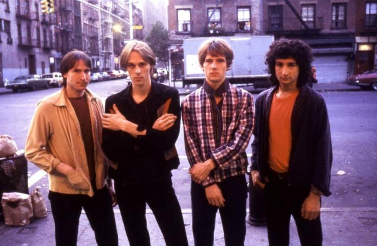 Tom Verlaine, segundo de izquierda a derecha, con Television en 1977. Foto: Facebook Television Official