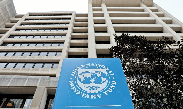 FILE PHOTO: The International Monetary Fund (IMF) headquarters building is seen ahead of the IMF/World Bank spring meetings in Washington, U.S., April 8, 2019. REUTERS/Yuri Gripas/File Photo-NARCH/NARCH30