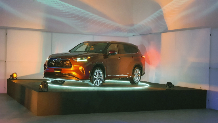 El nuevo Toyota Highlander HEV es el octavo vehículo híbrido eléctrico que la compañía japonesa ofrece en México. Foto EE: Cortesía