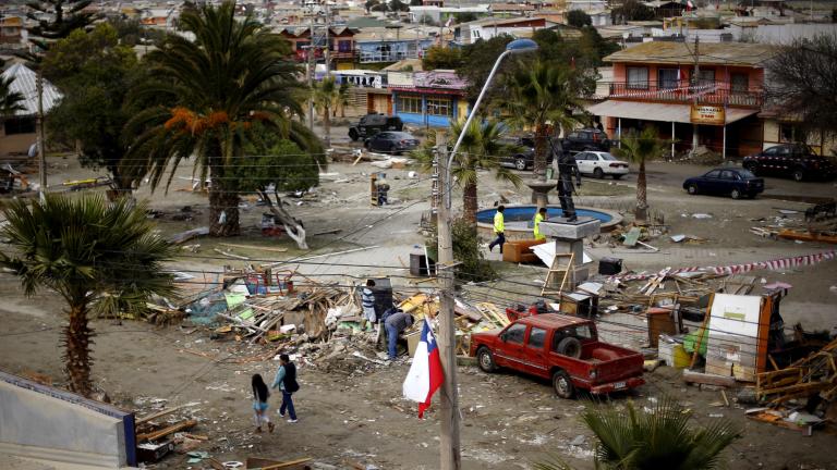 Chile, terremoto en 2015. Foto: Reuters