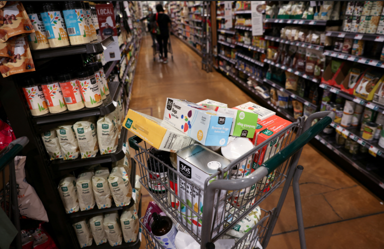 Supermercado en Nueva York, Estados Unidos. Foto: Reuters