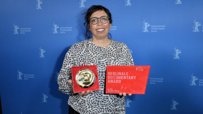 Tatiana Huezo, documentalista salvadoreña radicada en México, ganó el premio al mejor documental por su obra "El Eco". Foto: Especial