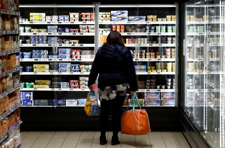 Supermercado en Francia. Foto: Reuters