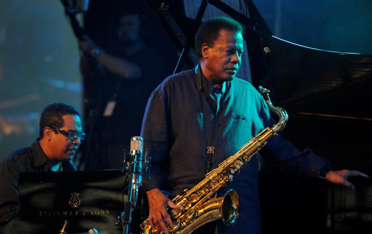 FILE PHOTO: The Wayne Shorter Quartet perform at the Vitoria Jazz Festival in Vitoria.