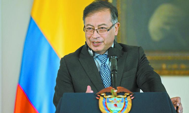 Gustavo Petro, presidente de Colombia. Foto EE: Archivo