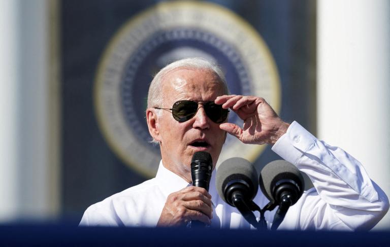 FILE PHOTO: U.S. President Biden hosts celebration of the "Inflation Reduction Act of 2022" at the White House in Washington