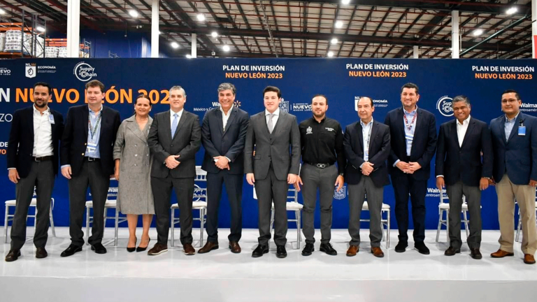 Centro de Distribución de Walmart, ubicado en el municipio de Ciénega de Flores, Nuevo León. Foto EE: Cortesía