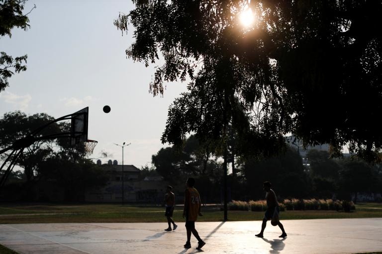 Ola de calor en Buenos Aires, Argentina. Foto: Reuters