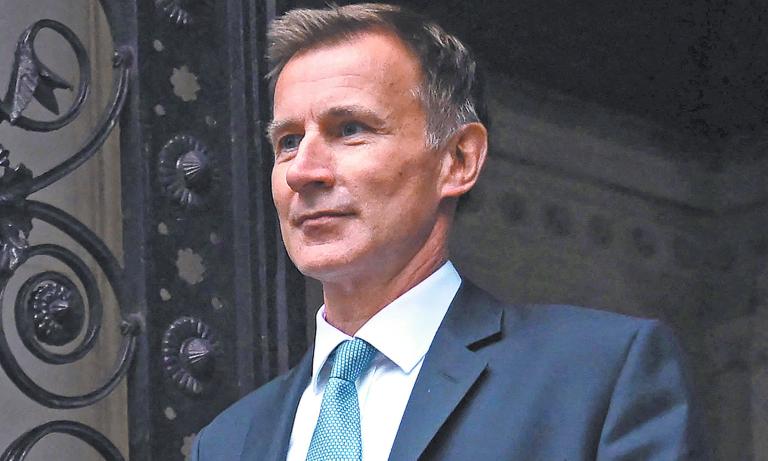 Jeremy Hunt, ministro de Economía y Finanzas. Foto EE: Archivo