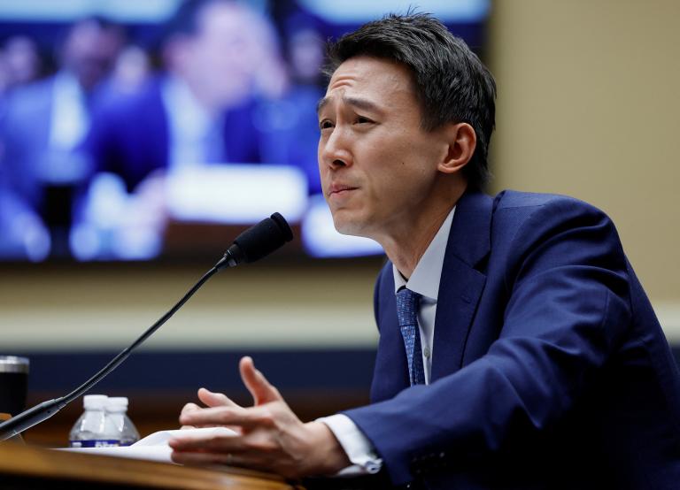 Shou Zi Chew, presidente ejecutivo de TikTok. Foto: Reuters