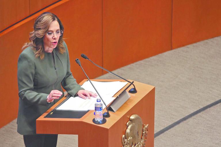 Los senadores fijaron posturas y realizaron cuestionamientos a la comisionada. Foto: Cuartoscuro