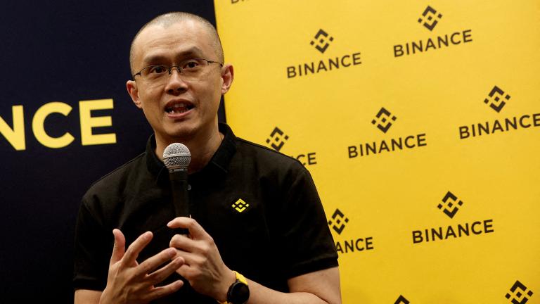 Changpeng Zhao, director ejecutivo de Binance. Foto: Reuters