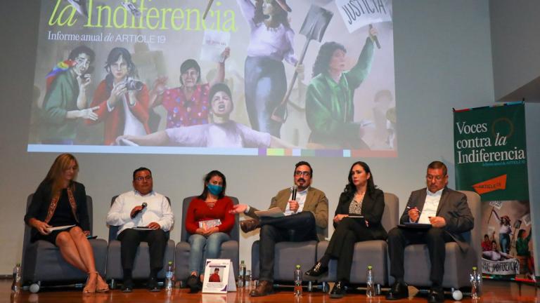 El crimen que más sufren las y los periodistas en México es la intimidación y hostigamiento