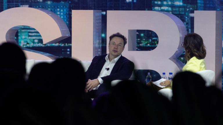 Elon Musk, CEO de SpaceX, Tesla y Twitter, en la conferencia POSSIBLE en Miami. Foto: Reuters