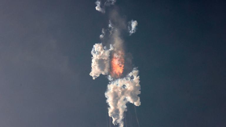 Lazamiento del cohete de SpaceX, Starship. Foto: Reuters