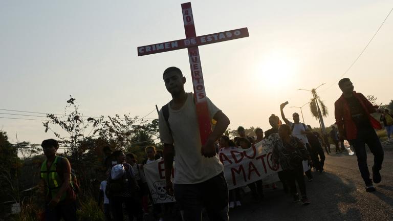 Viacrucis Migrante, Tapachula, Chiapas. Foto Reuters