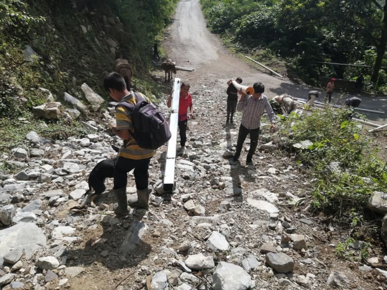 El acceso a servicios básicos es una constante en las  zonas de Tlaola, en la Sierra Norte de Puebla. Foto: Cortesía.