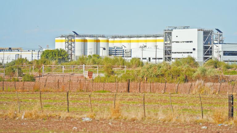 A general view shows the construction of the brewery of U.S. company Constellation Brands Inc, in Mexicali