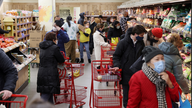 Supermercado en Nueva York. Foto: Reuters