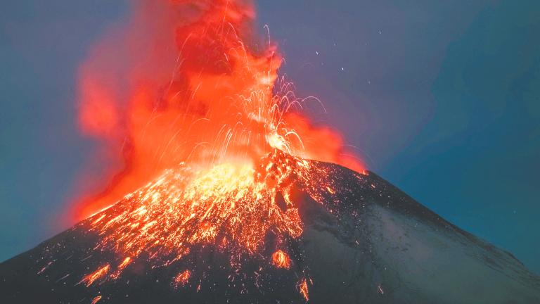 TOPSHOT-MEXICO-VOLCANO-POPOCATEPETL