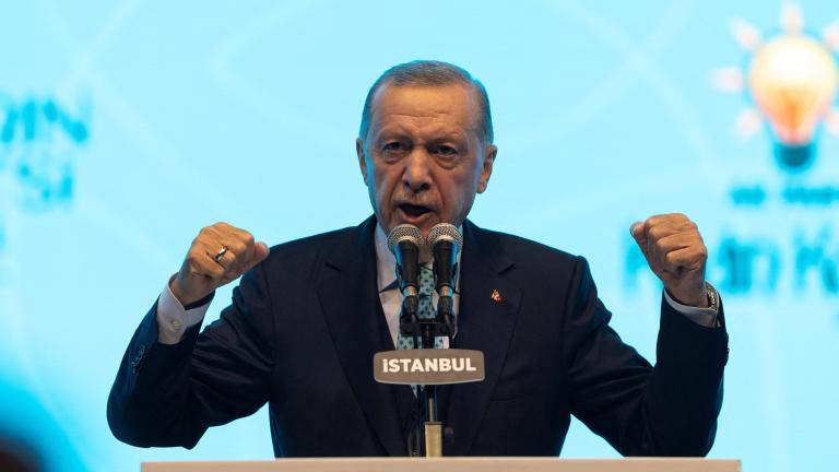 Tayyip Erdogan, presidente Turquía, se declaró ganador de las elecciones presidenciales que tuvieron lugar el domingo. Foto: Reuters