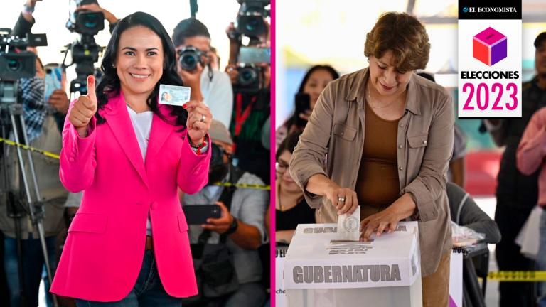 Ambas candidatas llegaron a emitir sufragio durante las primeras horas de la jornada electoral.