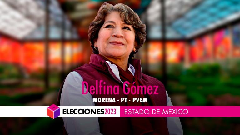 Delfina Gómez se perfila como ganadora de los comicios en el Estado de México. Foto EE: Especial