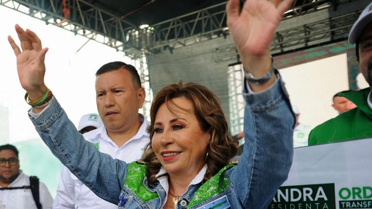 Sandra Torres, candidata a la presidencia de Guatemala. Foto: Reuters