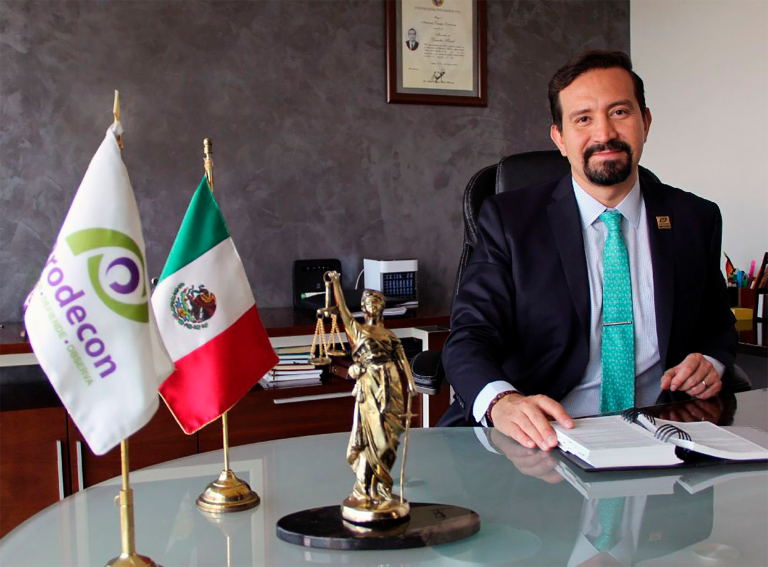 Armando Ocampo Zambrano, nuevo titular de Prodecon. Foto EE: Cortesia Twitter / @ProdeconMexico