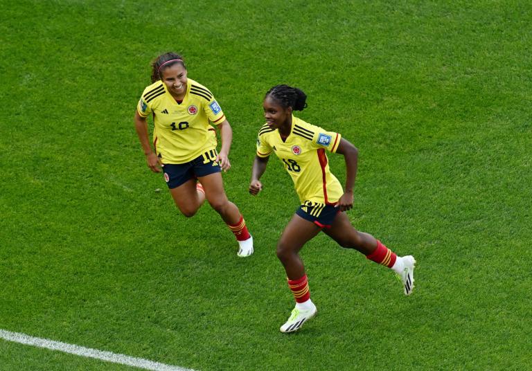 Linda Caicedo, durante el partido de Colombia contra Corea del Sur en el Mundial Femenil de Australia y Nueva Zelanda. Foto: Reuters