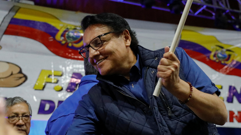 Fernando Villavicencio, candidato presidencial de Ecuador. Foto: Reuters