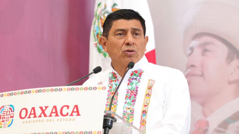 Salomón Jara Cruz, gobernador de Oaxaca. Foto EE: Cortesía X / @salomonj