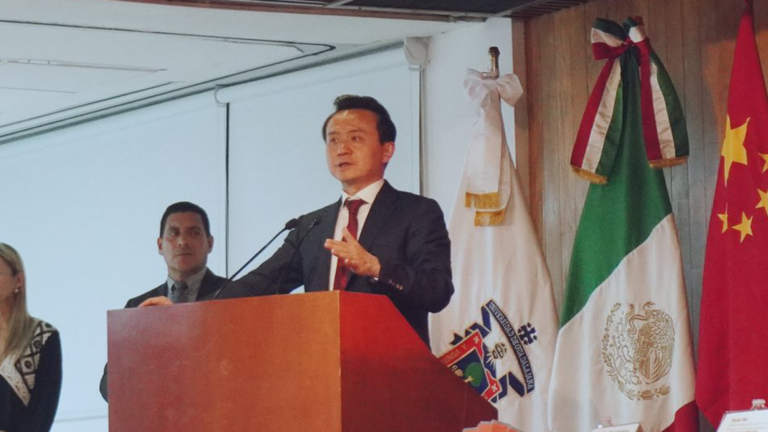 Zhang Run, embajador de China en México. Foto EE: Cortesía X / @EmbChinaMex