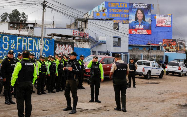 Las elecciones presidenciales de Ecuador se vieron empañadas por la delincuencia. Foto: Reuters.