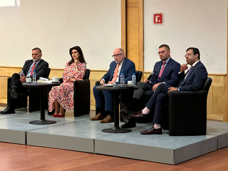 El ministro en retiro José Ramón Cossío, en el foro Diálogos de Inteli-Iuris del 22 de agosto de 2023. Foto EE: Cortesía Inteli-Iuris