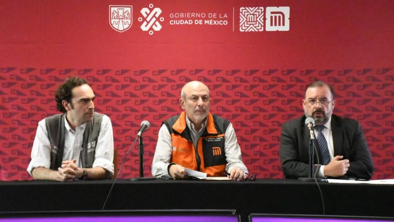 Andrés Lajous, Guillermo Calderón y Renato Berrón. Foto EE: Especial.