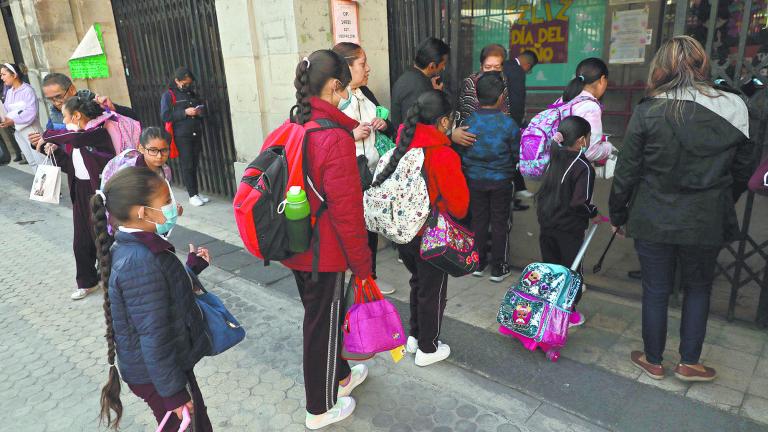 NI—OS DEL NIVEL B¡SICO ESCOLAR, REGRESAN A CLASES TRAS LAS VACACIONES DE SEMANA SANTA. ERIC LUGO