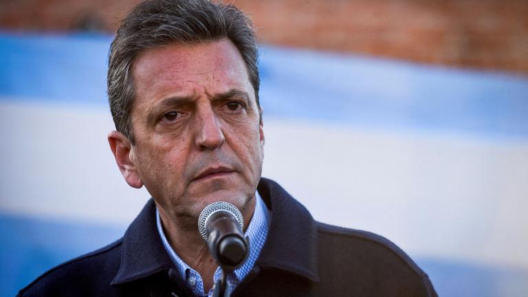 El Ministro de Economía argentino, Sergio Massa, el 13 de agosto de 2023. Foto: Reuters