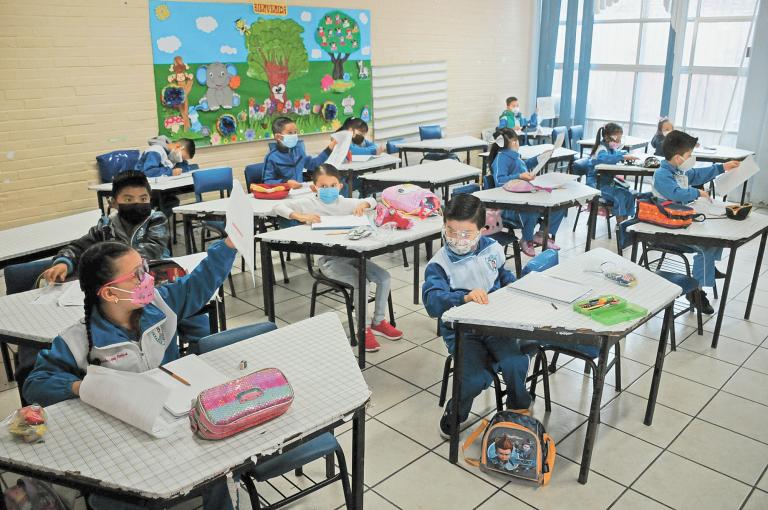 Estudiantes de primaria. Foto: Cuartoscuro / Archivo